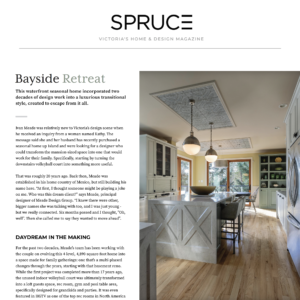 Spruce Magazine ‘Inspiring Homes & Interiors’ 9-Page Featured Article
