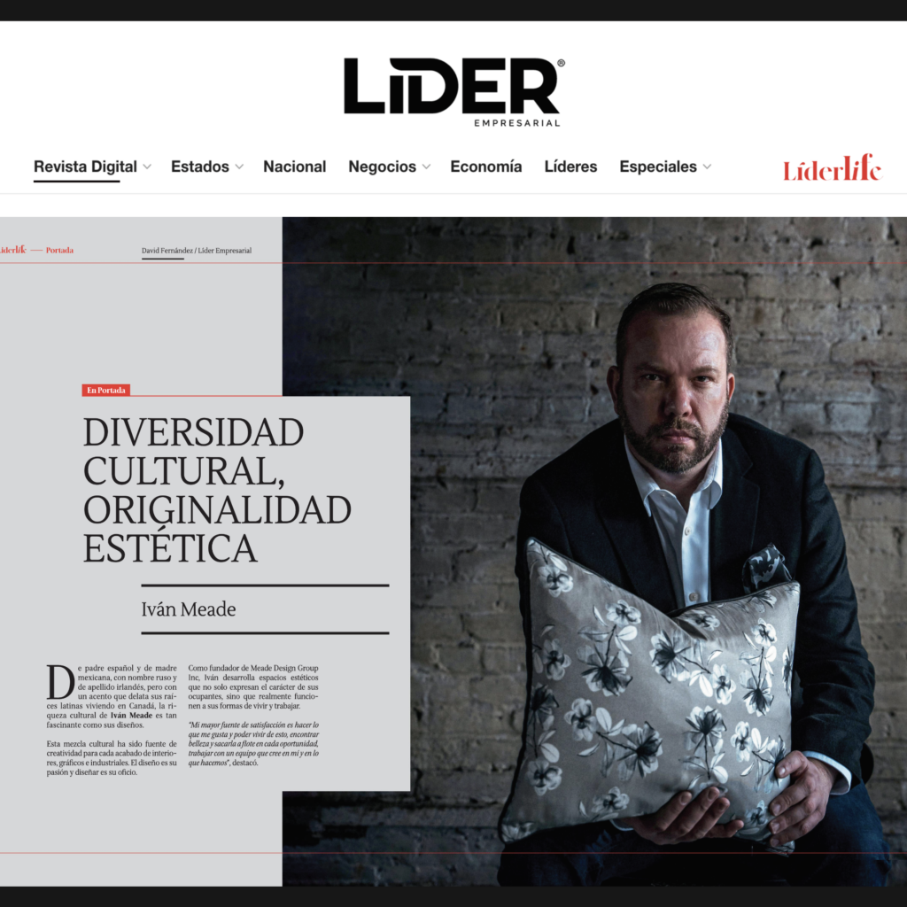 Libre Empresarial, San Luis Potosí’s Magazine, Iván Meade Featured Multi-Page Article